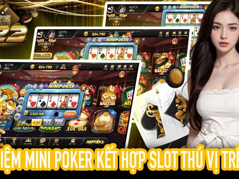 Bàn chơi Blackjack với các lá bài và chip tại ku68